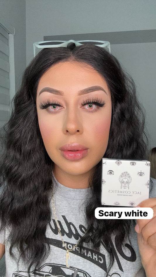 Scary white